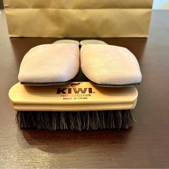 Coach square toe mule flats “Babette” pale pink - Picture 4 of 7